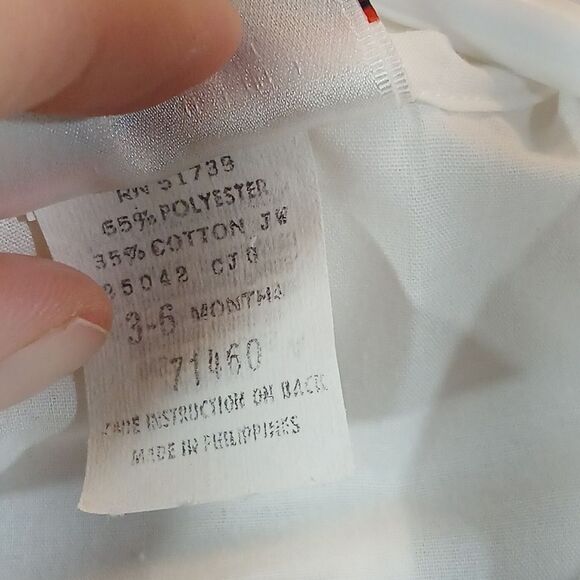 Vintage Embroidered Sailboat Baby Outfit - Picture 11 of 13